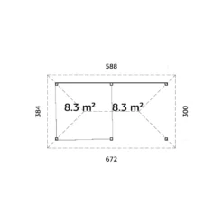Uterum Palmako Bianca 16,6 m2 Set 506 Slide Plus
