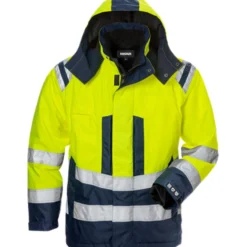 Varseljacka Fristads 4037 GTTStorlek: 2XL, Varselorange/Marinblå