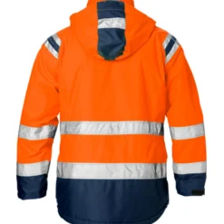 Varseljacka Fristads 4037 GTTStorlek: 2XL, Varselorange/Marinblå