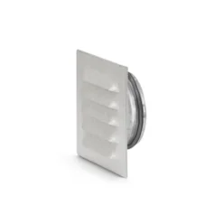 Ventilgaller Fresh Kvadratisk Med StosØ160/205x205 mm, Svart