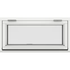 Överkantshängt Fönster Outline 3-Glas Trä