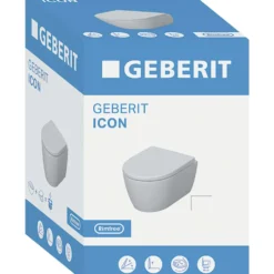 Vägghängd Toalettstol Geberit iCon Rimfree Kompakt