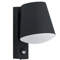 Vägglampa Eglo CaldieroSvart med sensor