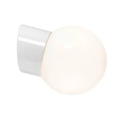 Vägglampa Ifö Electric Classic Glob Blank Sned IP54