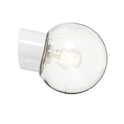 Vägglampa Ifö Electric Classic Glob Klar Sned IP54