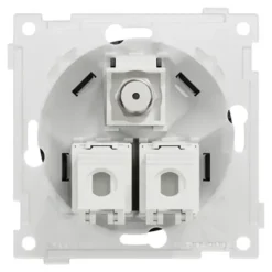 Vägguttag Elko One Modularuttag 2x8 K6 UTP