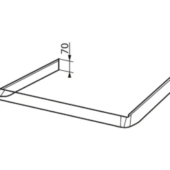 Volymdel Cylinda FVD340 60cm Vit Tillbehör Köksfläkt