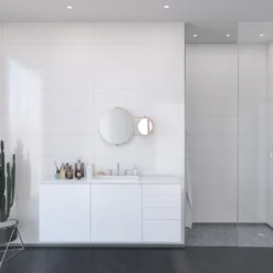 Våtrumsskiva Fibo Denver White 3091-LM6030HG