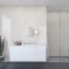 Våtrumsskiva Fibo White Marble 2273-L00 S