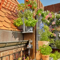 Växthållare Gardena Nature Up! Grundpaket Vertikal Hörn