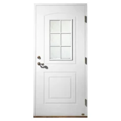 Ytterdörr Leksandsdörren Västanvik Glas Eco74 RC2N