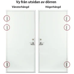Ytterdörr SnickarPer 1002G Raster Teak Klarglas